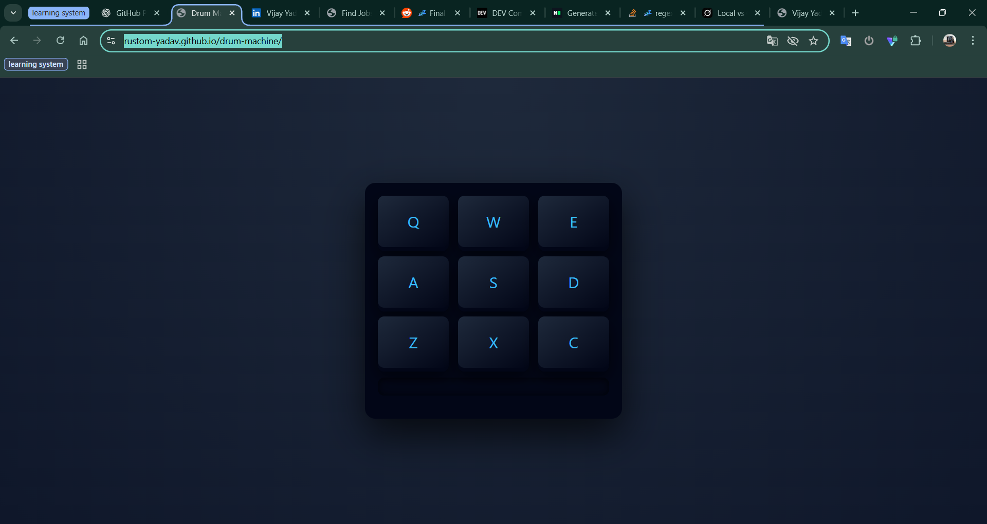 Drum Machine screenshot